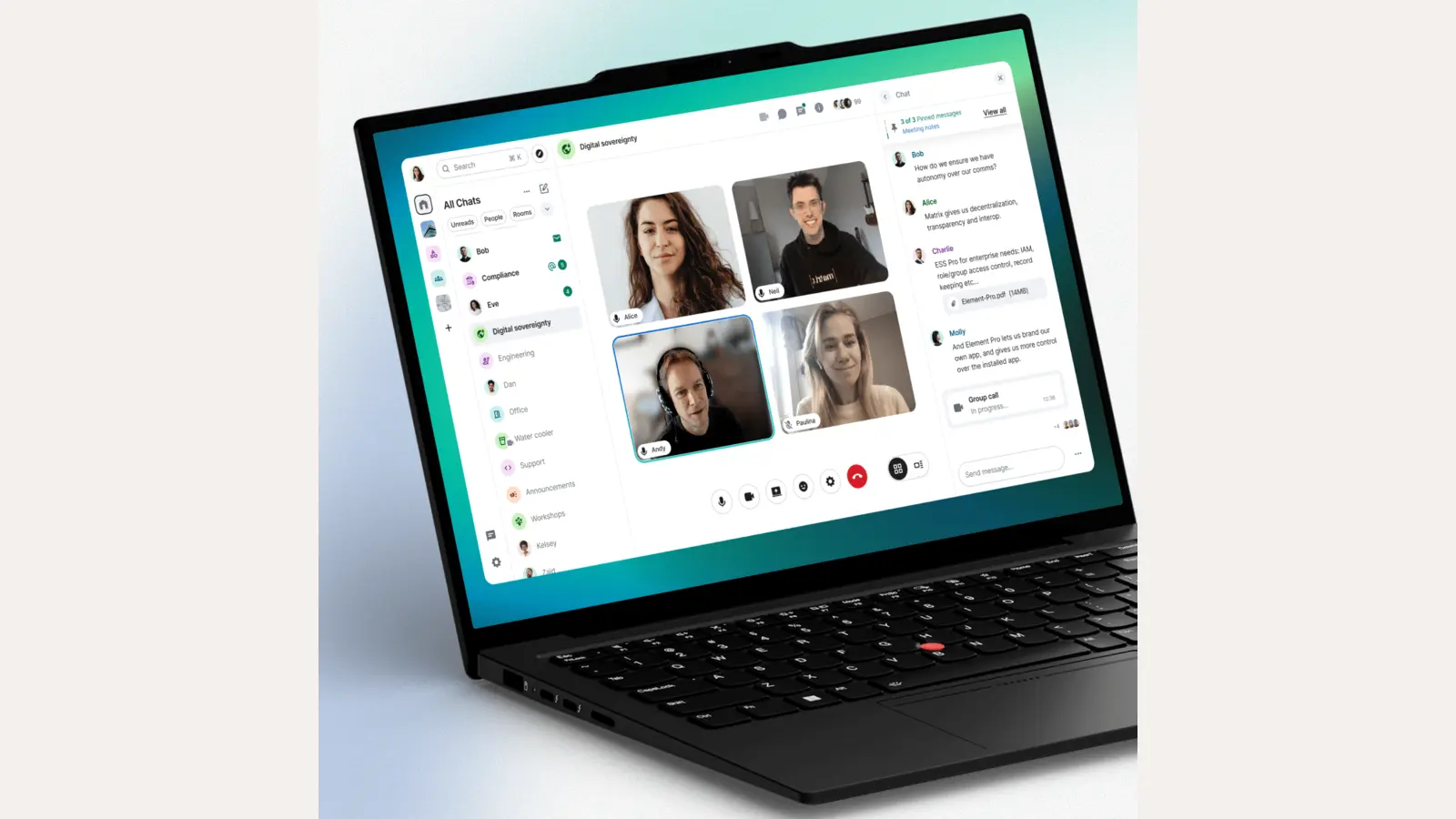 Chat interface preview 2