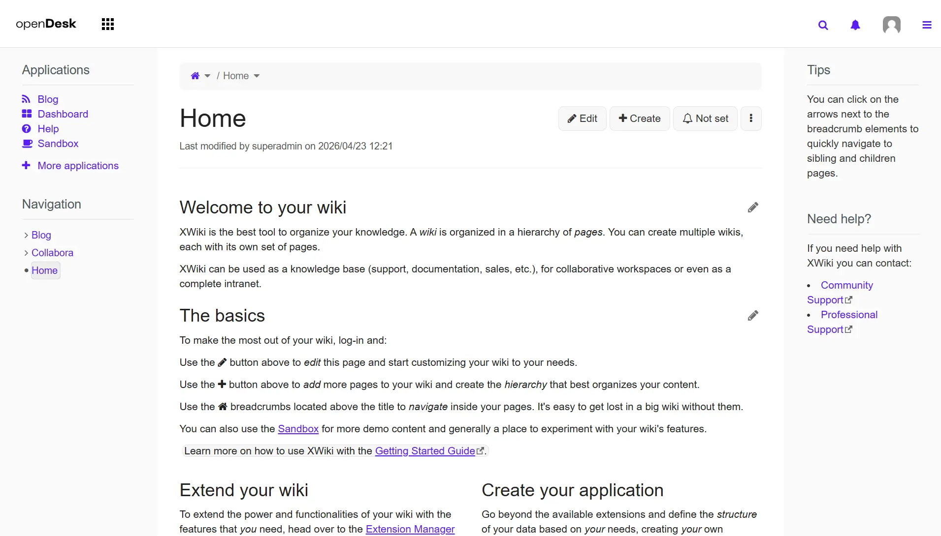 Knowledge interface preview 1